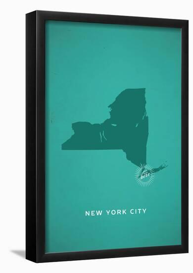 You Are Here New York-null-Framed Poster