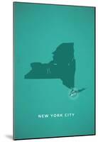 You Are Here New York-null-Mounted Poster