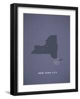 You Are Here New York-null-Framed Art Print