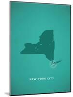 You Are Here New York-null-Mounted Art Print