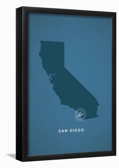 You Are Here San Diego-null-Framed Poster