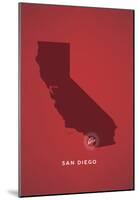 You Are Here San Diego-null-Mounted Poster