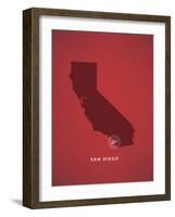 You Are Here San Diego-null-Framed Art Print