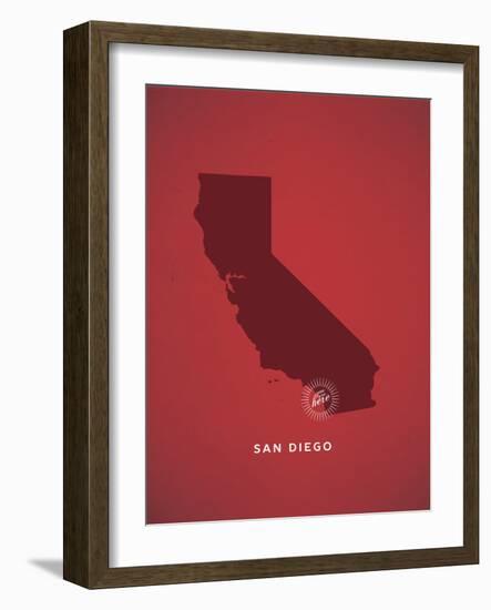 You Are Here San Diego-null-Framed Art Print