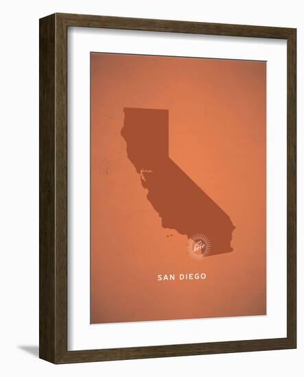 You Are Here San Diego-null-Framed Art Print