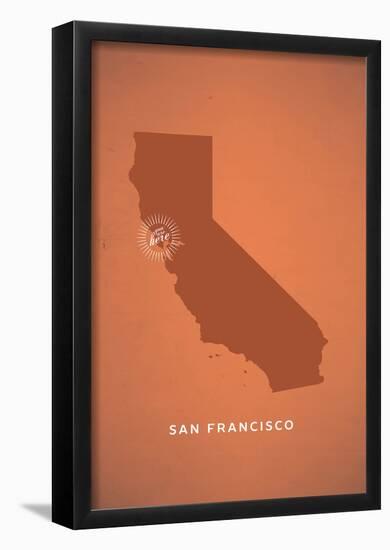 You Are Here San Francisco-null-Framed Poster