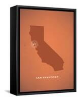 You Are Here San Francisco-null-Framed Stretched Canvas