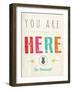 You are Here-Kindred Sol Collective-Framed Art Print