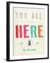 You are Here-Kindred Sol Collective-Framed Art Print