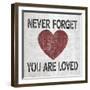 You Are Loved Sq-N. Harbick-Framed Art Print