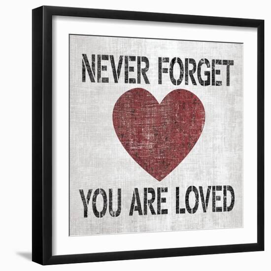 You Are Loved Sq-N. Harbick-Framed Art Print