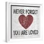 You Are Loved Sq-N. Harbick-Framed Art Print