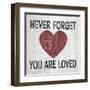 You Are Loved Sq-N. Harbick-Framed Art Print