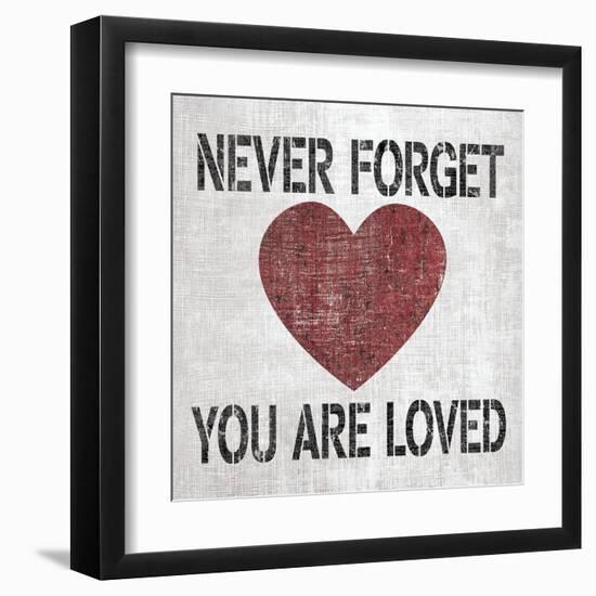 You Are Loved Sq-N. Harbick-Framed Art Print