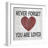 You Are Loved Sq-N. Harbick-Framed Art Print