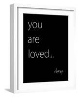 You Are Loved-Kristin Emery-Framed Art Print