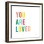 You are Loved-Ann Kelle-Framed Art Print