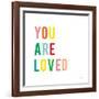 You are Loved-Ann Kelle-Framed Art Print