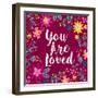 You Are Loved-Joan Coleman-Framed Art Print