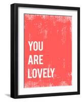 You are Lovely-Kindred Sol Collective-Framed Art Print