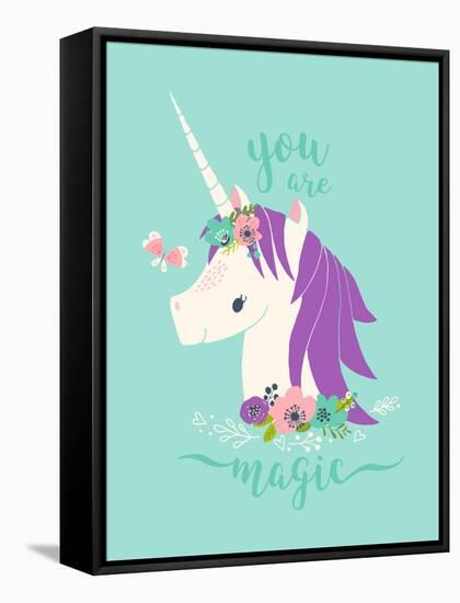 You are Magic Unicorn-Heather Rosas-Framed Stretched Canvas