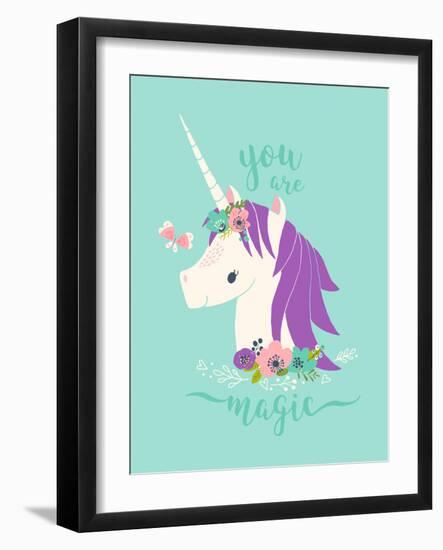 You are Magic Unicorn-Heather Rosas-Framed Art Print