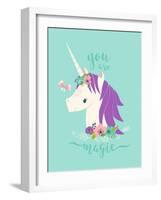 You are Magic Unicorn-Heather Rosas-Framed Art Print