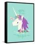 You are Magic Unicorn-Heather Rosas-Framed Stretched Canvas