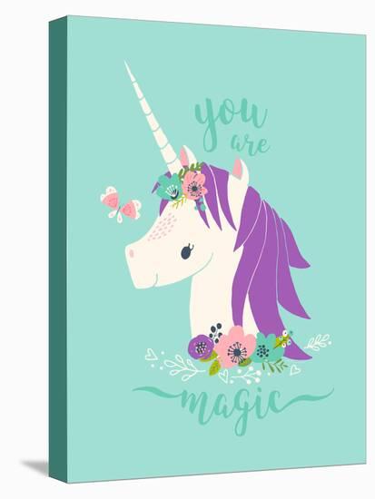 You are Magic Unicorn-Heather Rosas-Stretched Canvas