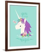 You are Magic Unicorn-Heather Rosas-Framed Art Print