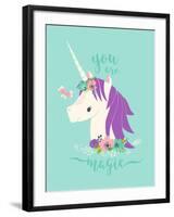 You are Magic Unicorn-Heather Rosas-Framed Art Print