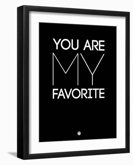 You are My Favorite Black-NaxArt-Framed Art Print