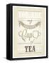 You are My Favorite Cup of Tea Typographical Background-Melindula-Framed Stretched Canvas
