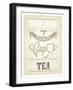 You are My Favorite Cup of Tea Typographical Background-Melindula-Framed Art Print