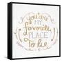 You are My Favorite Square-SD Graphics Studio-Framed Stretched Canvas