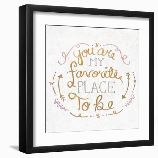 You are My Favorite Square-SD Graphics Studio-Framed Art Print