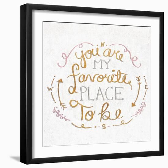 You are My Favorite Square-SD Graphics Studio-Framed Art Print