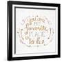 You are My Favorite Square-SD Graphics Studio-Framed Art Print