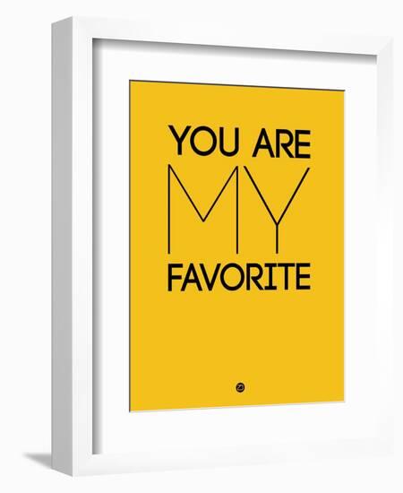 You are My Favorite Yellow-NaxArt-Framed Art Print