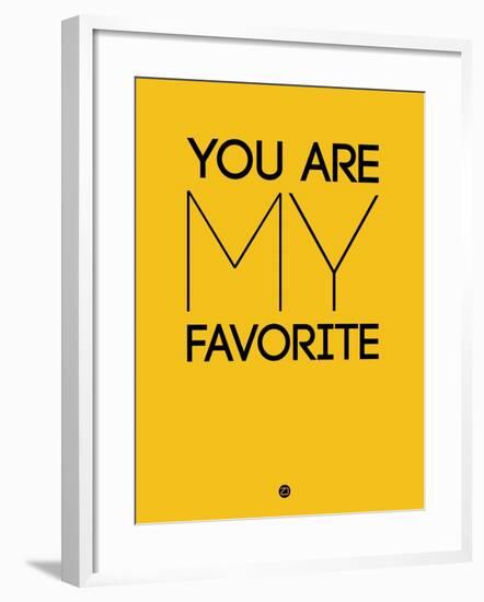 You are My Favorite Yellow-NaxArt-Framed Art Print