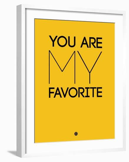 You are My Favorite Yellow-NaxArt-Framed Art Print