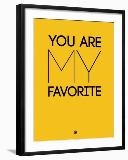 You are My Favorite Yellow-NaxArt-Framed Art Print