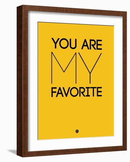 You are My Favorite Yellow-NaxArt-Framed Art Print