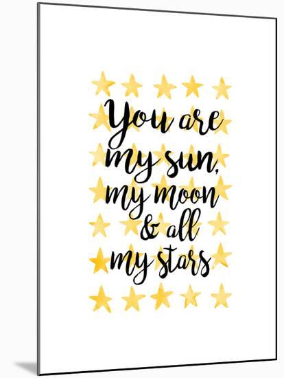 You Are My Sun-Joan Coleman-Mounted Art Print