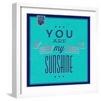 You are My Sunshine 1-Lorand Okos-Framed Premium Giclee Print