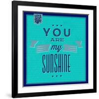 You are My Sunshine 1-Lorand Okos-Framed Art Print