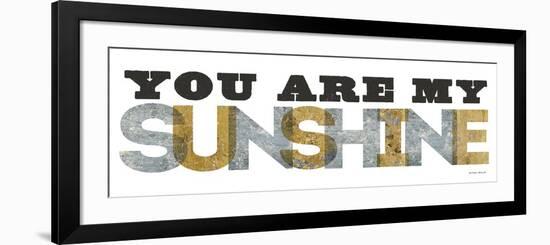 You Are My Sunshine Silver Gold-Michael Mullan-Framed Premium Giclee Print