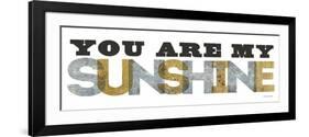 You Are My Sunshine Silver Gold-Michael Mullan-Framed Premium Giclee Print