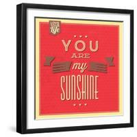 You are My Sunshine-Lorand Okos-Framed Art Print