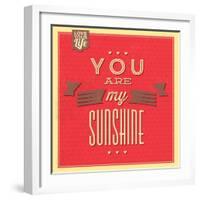 You are My Sunshine-Lorand Okos-Framed Art Print